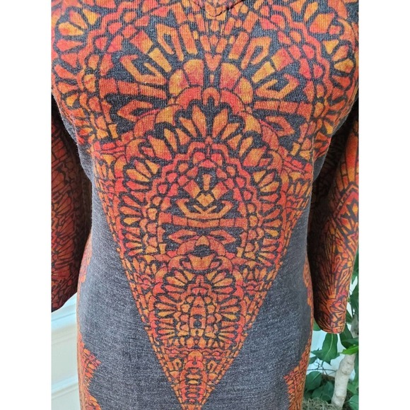 Cato Women's Polyester V-Neck Cold Shoulder Sleeve Knee Length Dress Size Medium - Picture 3 of 11